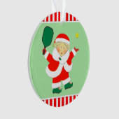 Persoonlijke Pickleball  Ornament (voorkant)