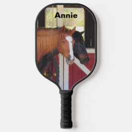 Persoonlijke Pickleball Paddle met foto van paarde