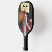 Persoonlijke Pickleball Paddle met foto van paarde (Links)