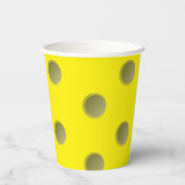 Persoonlijke Pickleball Party Paper Cup Papieren Bekers (Achterkant)