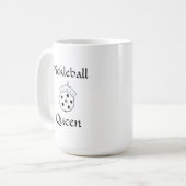 Persoonlijke "Pickleball Queen"-Mok Koffiemok (Voorkant links)