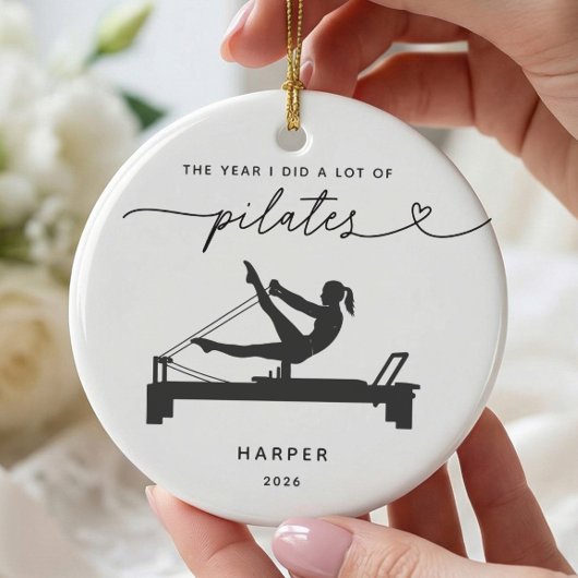Persoonlijke Pilates-liefhebber Kerst Ornament