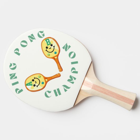 Persoonlijke ping Pong Champion Paddle Tafeltennisbatje (Zijkant)