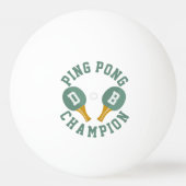 Persoonlijke pingpong Champion Ping Pong Ball (Achterkant)