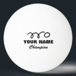Persoonlijke pingpongballen voor tafeltennisspel<br><div class="desc">Persoonlijke pingpongballen voor tafeltennisspel. Voeg een douanenaam,  een citaat of een monogram toe. Cute gift idee voor speler en sporttrainer.</div>