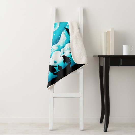 Persoonlijke pinguïn | Verblijfskaart Sherpa Deken (In situ)