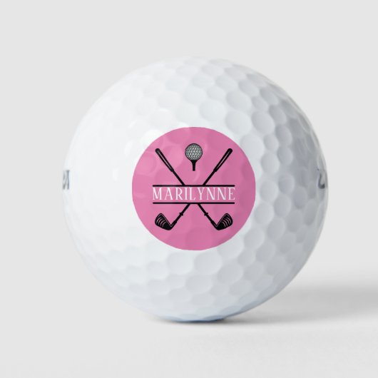 Persoonlijke Pink Ladies Golfballen (Voorkant)