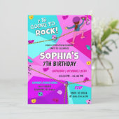 Persoonlijke Pink Rock klimmen verjaardag Kaart (Staand voorkant)