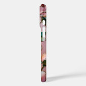 Persoonlijke Pioen Bloemige Hoes voor Telefoon Ele (Achterkant / Links)