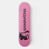 Persoonlijke piraatdame persoonlijk skateboard (Voorkant)