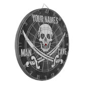 Persoonlijke piraatgrove Man Dartbord (Voorkant Links)