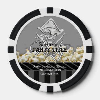 Persoonlijke Pirate Day Party Pokerchips