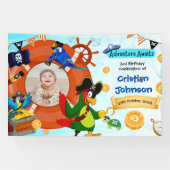 Persoonlijke Piraten Verjaardagsfeest Banner Foto (Horizontaal)