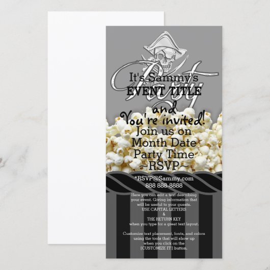 Persoonlijke piratenpartij (Voorkant / Achterkant)