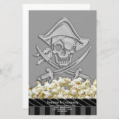 Persoonlijke piratenpartij briefpapier (Voorkant / Achterkant)