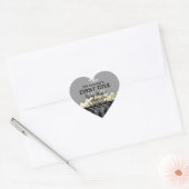 Persoonlijke piratenpartij hart sticker (Envelop)