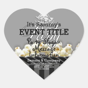 Persoonlijke piratenpartij hart sticker