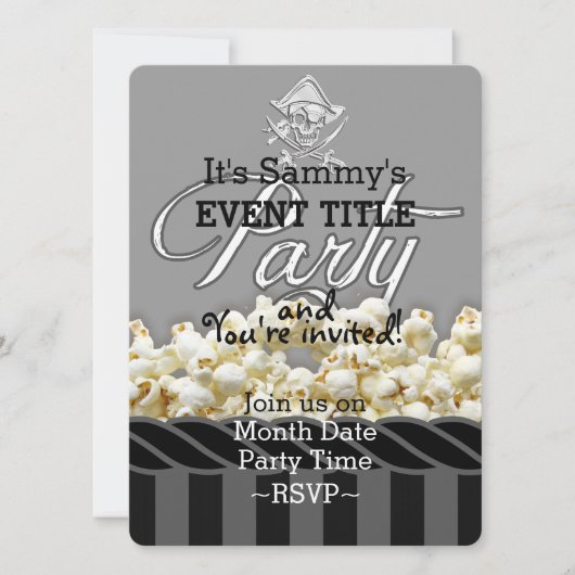 Persoonlijke piratenpartij kaart (Voorkant)