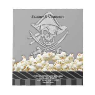 Persoonlijke piratenpartij notitieblok