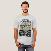 Persoonlijke piratenpartij t-shirt (Voorkant volledig)