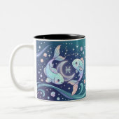 Persoonlijke Pisces Sterrenbeeld Mok (Links)