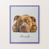 Persoonlijke Pitbull Legpuzzel (Verticaal)