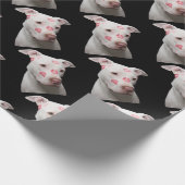 Persoonlijke Pitbull Lover Cadeaupapier (Hoek)