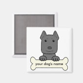 Persoonlijke Pitbull Magneet (Voorkant / Achterkant)