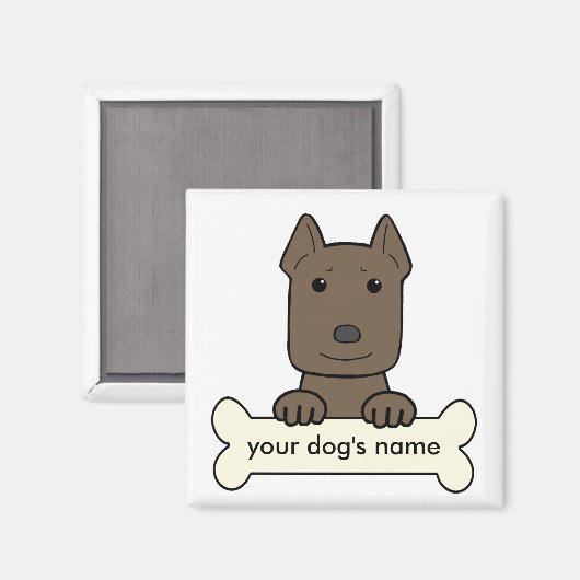 Persoonlijke Pitbull Magneet (Voorkant / Achterkant)