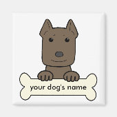 Persoonlijke Pitbull Magneet (Voorkant)