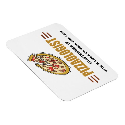 Persoonlijke Pizza Magneet (Rechterzijde)
