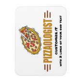 Persoonlijke Pizza Magneet (Verticaal)