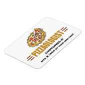 Persoonlijke Pizza Magneet (Linkerzijde)