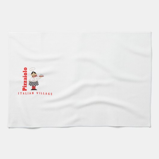 Persoonlijke Pizzaiolo Pizza Chef Theedoek (Horizontaal)