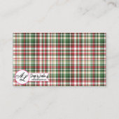 Persoonlijke plaatskaarten Goud Glitter Rendier Pl Plaatskaartje (Achterkant)