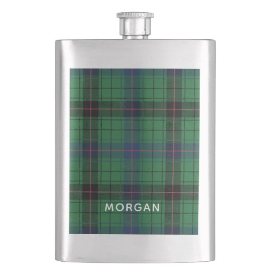 Persoonlijke Plaid Davidson Tartan Op Maat Flacon (Voorkant)