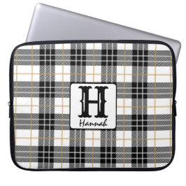Persoonlijke Plaid Laptop Sleeve