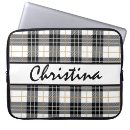 Persoonlijke Plaid Laptop Sleeve
