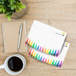 Persoonlijke plaknotities voor leraren – Kleurrijk Post-it® Notes