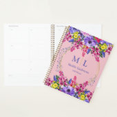 Persoonlijke Planner Bloemen Ontwerp (Display)