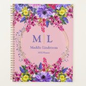 Persoonlijke Planner Bloemen Ontwerp (Voorkant)