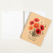 Persoonlijke planner, kleurrijke klaproos bloem bl planner (Display)