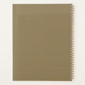 Persoonlijke planner, kleurrijke klaproos bloem bl planner (Achterkant)