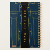 Persoonlijke planner met blauwe spijkerjas (Achterkant)