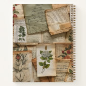 Persoonlijke planner met bloemenseffemeer notitieboek (Achterkant)