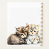 Persoonlijke planner met cute katje (Achterkant)