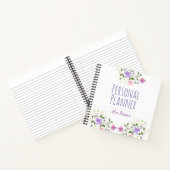 Persoonlijke planner met de naam van de eigenaar notitieboek (Binnen)