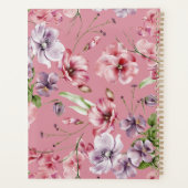 Persoonlijke planner met tuingebloemte (Achterkant)