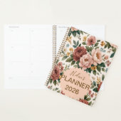 Persoonlijke planner met vintage bloemenprint (Display)