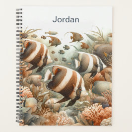 Persoonlijke planner, tropische vissen  planner